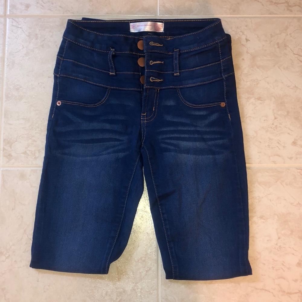 Blue jeans button down